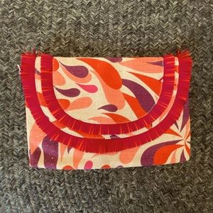 NWT Vera Bradley wristlet clutch beach summer fringed feminine